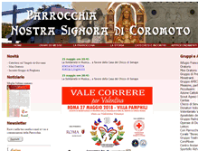 Tablet Screenshot of coromoto.it